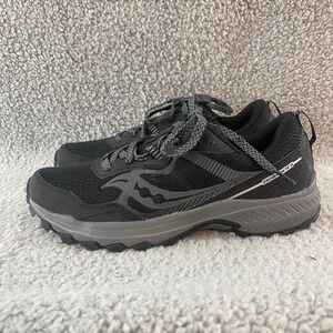 NEW Saucony Excursion TR16 Mens size 8 Black Trail Hiking Running Outdoor Shoes
